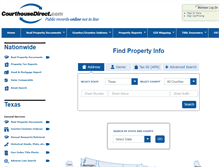 Tablet Screenshot of courthousedirect.com